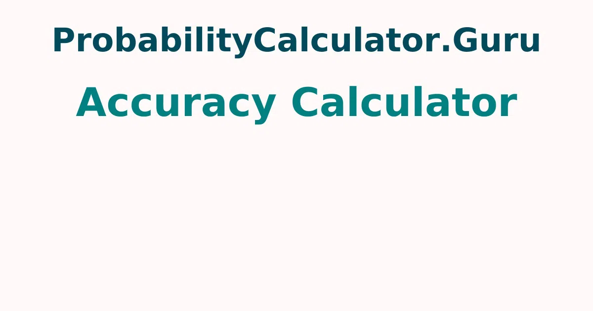 Accuracy Calculator